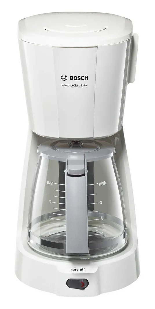Cafetieră Bosch CompactClass TKA3A031, 1100W, Alb