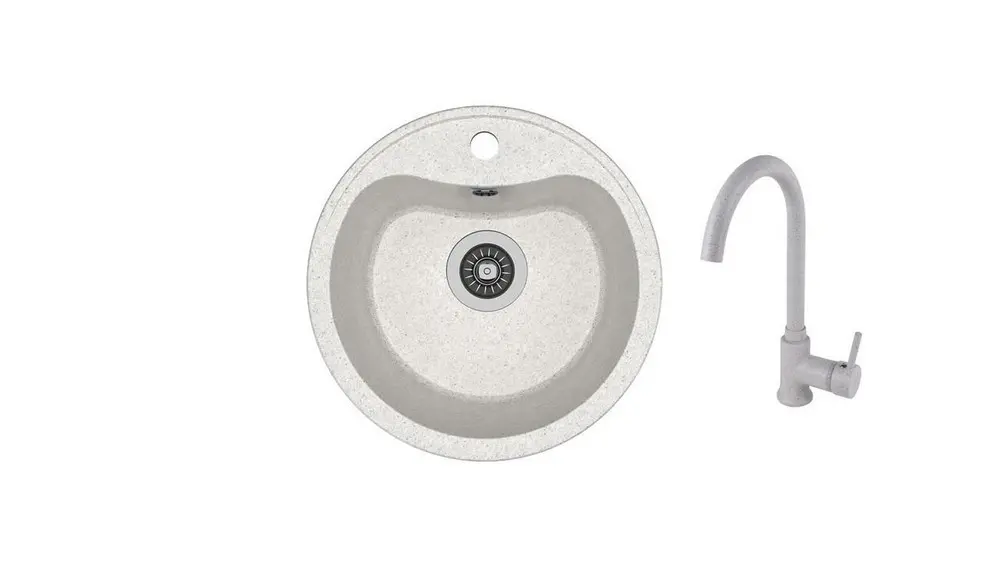 SET chiuveta Dr Gans DORA + SanDonna F 7073 gri