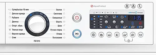 Mașină de spălat Atlant CMA 60У1010-10, 6kg, Alb