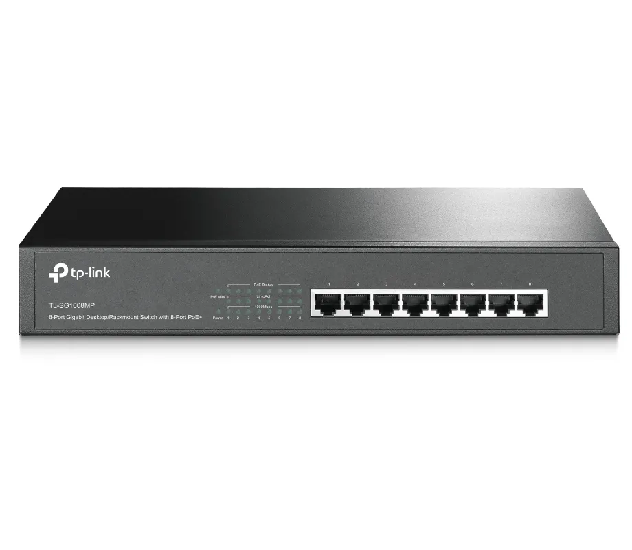 Comutator PoE TP-LINK TL-SG1008MP, 8x IEEE 802.3af/at