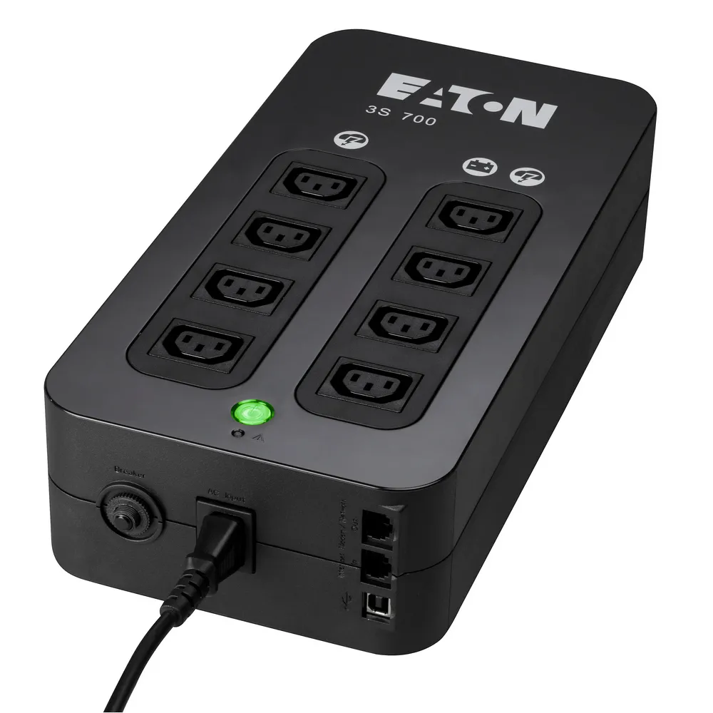 Sursă de alimentare neîntreruptibilă Eaton 3S700IEC, Offline, 700VA, Turn