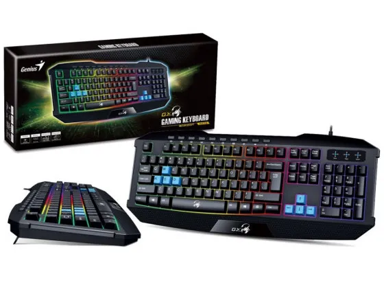 Tastatură Genius SCORPION K215, Cu fir, Negru