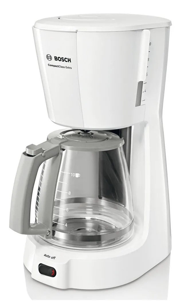 Cafetieră Bosch CompactClass TKA3A031, 1100W, Alb