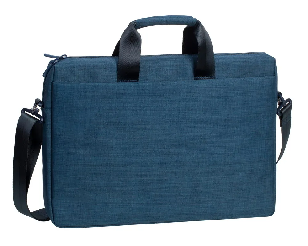 Geantă pentru Laptop RivaCase Biscayne, 15.6", Poliester, Albastru