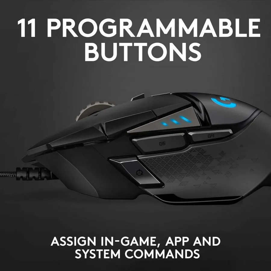 Gaming Mouse Logitech G502, Negru
