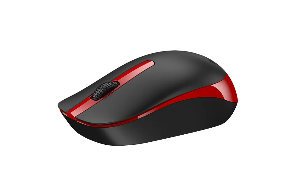 Wireless Mouse Genius NX-7007, Optical, 1200 dpi, 3 buttons, Ambidextrous, BlueEye, 1xAA, Red