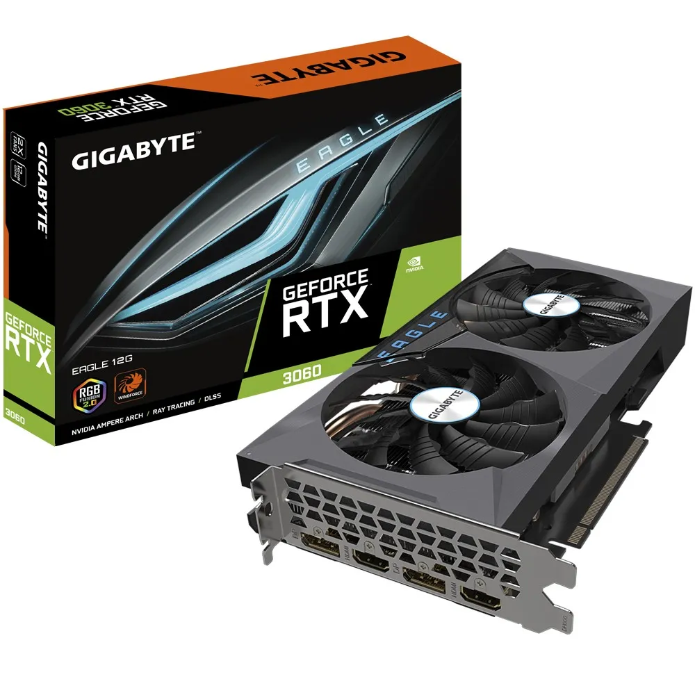 Placă Video Gigabyte GV-N3060EAGLE-12GD, 12GB GDDR6 192bit