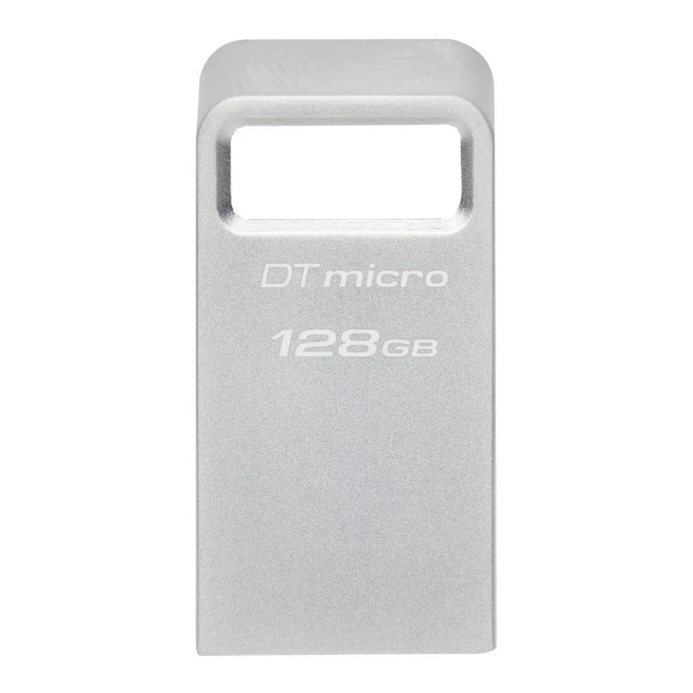128GB USB3.2 Flash Drive Kingston DataTravaler Micro (DTMC3G2/128), Premium Metal Case (R:200MB/s)