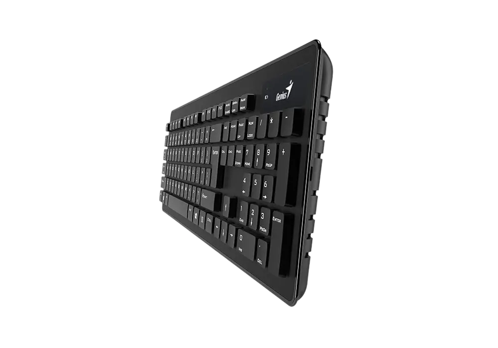 Set Tastatură + Mouse Genius SlimStar 8005, Fără fir, Negru