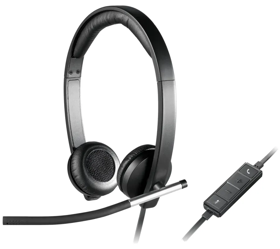 Căști Logitech H650E, Negru