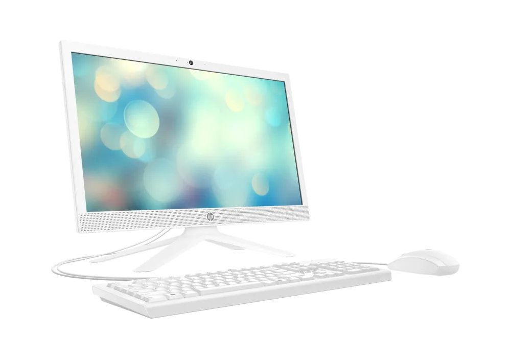 Computer All-in-One HP 21-b0053ur, 20,7", Intel Celeron J4025, 4GB/128GB, FreeDOS, Alb