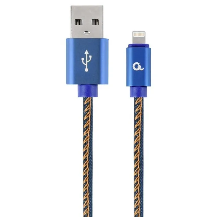 Cablu încărcare și sincronizare Cablexpert CC-USB2J-AMLM-2M-BL, USB Type-A/Lightning, 2m, Albastru