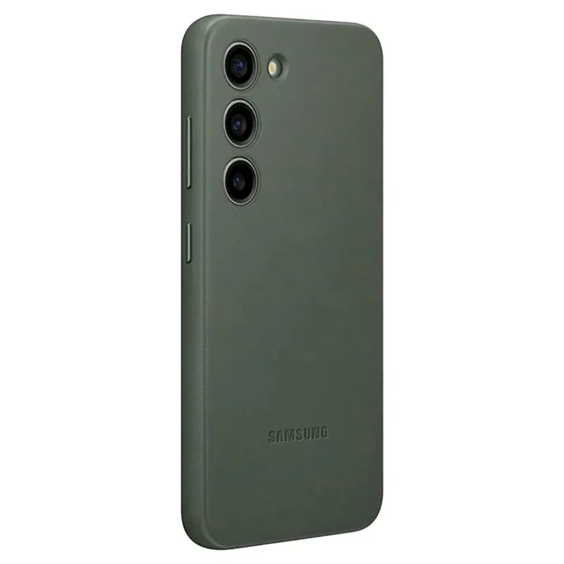 Husă Samsung Leather Cover for Galaxy S23+, Verde