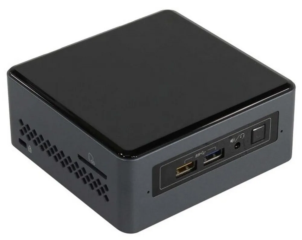 Mini PC Intel NUC Kit NUC6CAYH, Intel Celeron J3455, 8GB/8GB, Intel HD Graphics 500