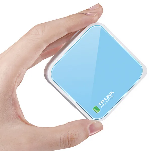 Router fără fir TP-LINK TL-WR702N, Albastru deschis