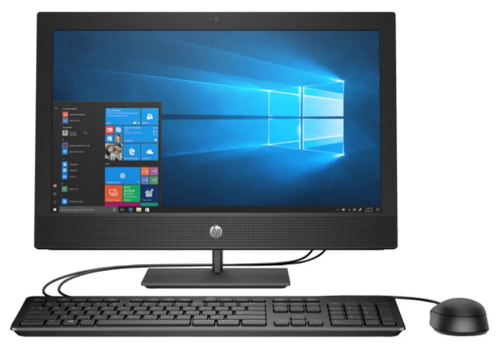 Computer All-in-One HP ProOne 400 G5, 20", Intel Core i5-9500T, 8GB/512GB, Windows 10 Pro, Negru