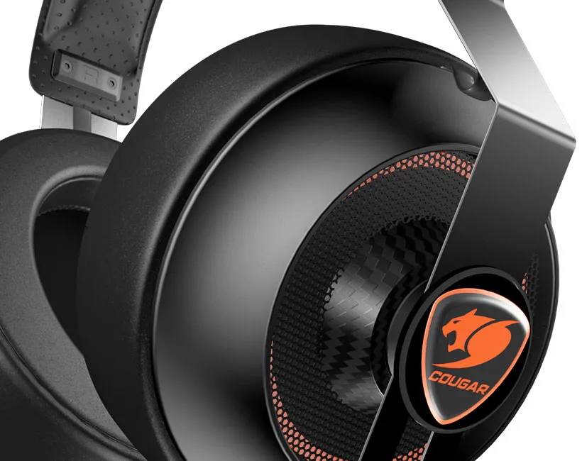 Căști gaming Cougar Phontum Essential, Wireless/Cu fir, Negru