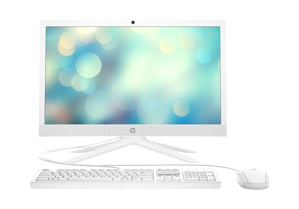 Computer All-in-One HP 21-b0053ur, 20,7", Intel Celeron J4025, 4GB/128GB, FreeDOS, Alb