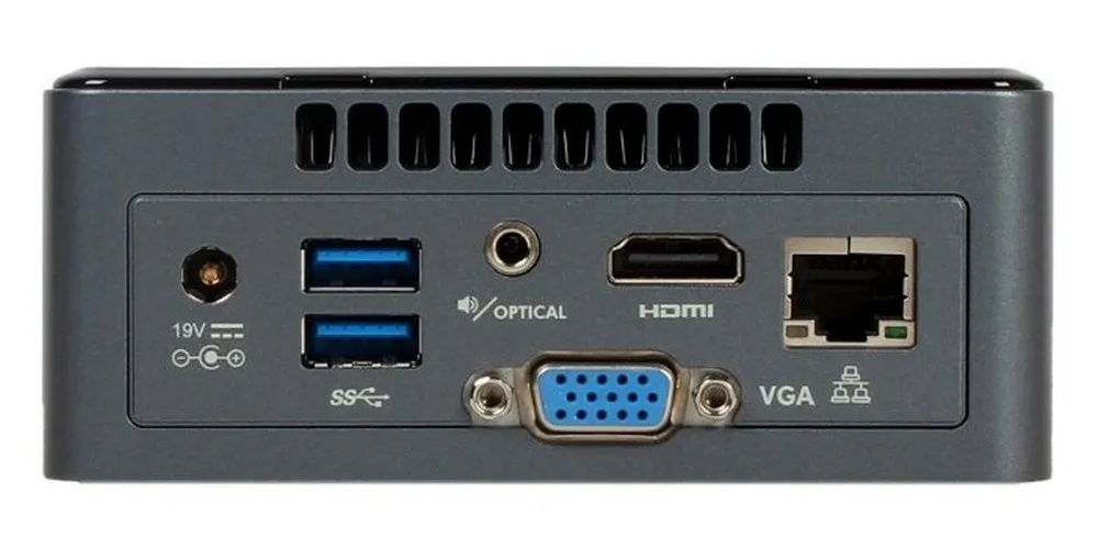 Mini PC Intel NUC Kit NUC6CAYH, Intel Celeron J3455, 8GB/8GB, Intel HD Graphics 500