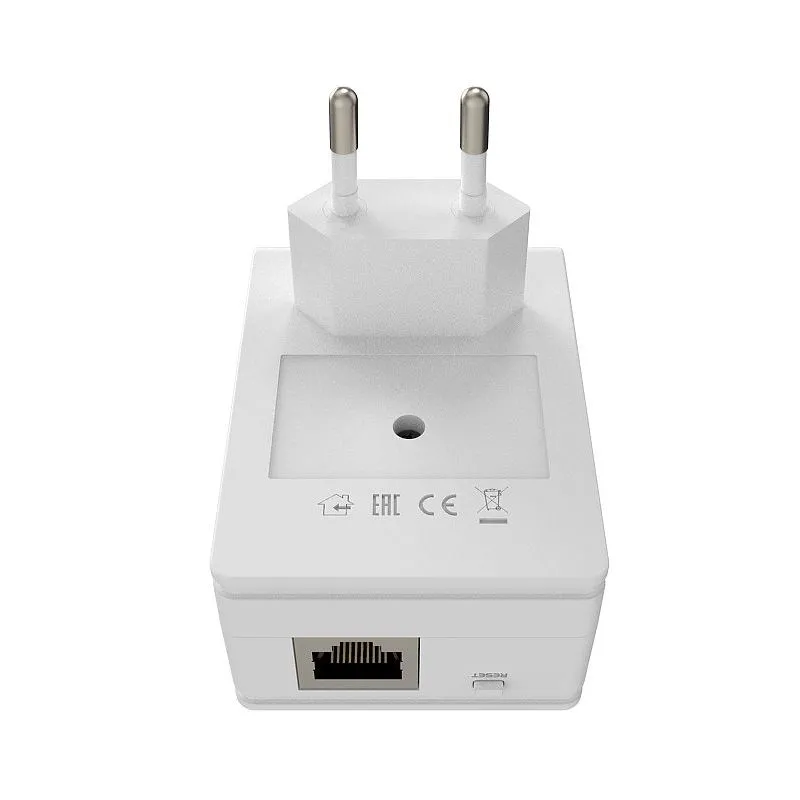 Powerline Adapter  MikroTik PL7411-2nD, până la 100 Mbps, Alb