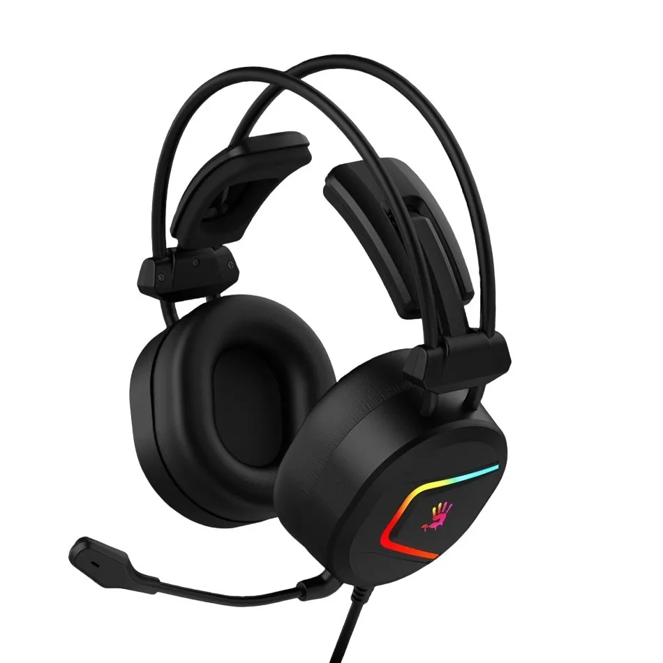 Căști gaming Bloody MC750, USB, Negru