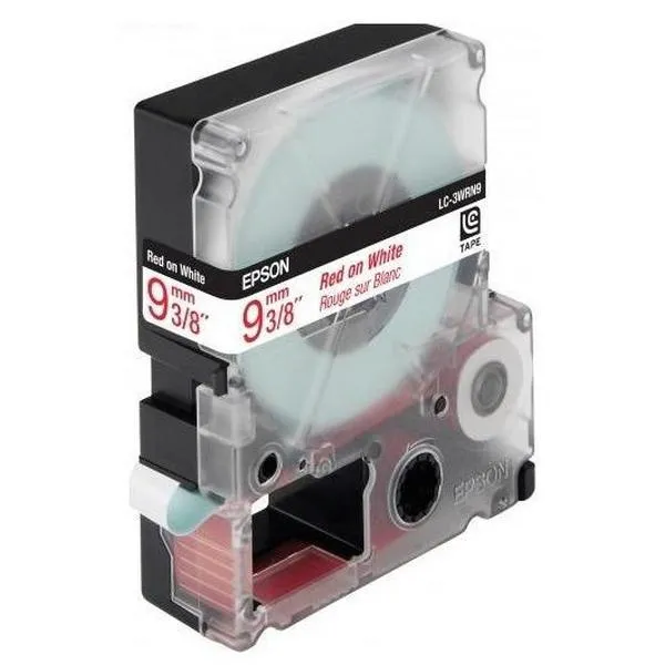 Cartuș de bandă Epson LK-3WRN, 9mm x 9m