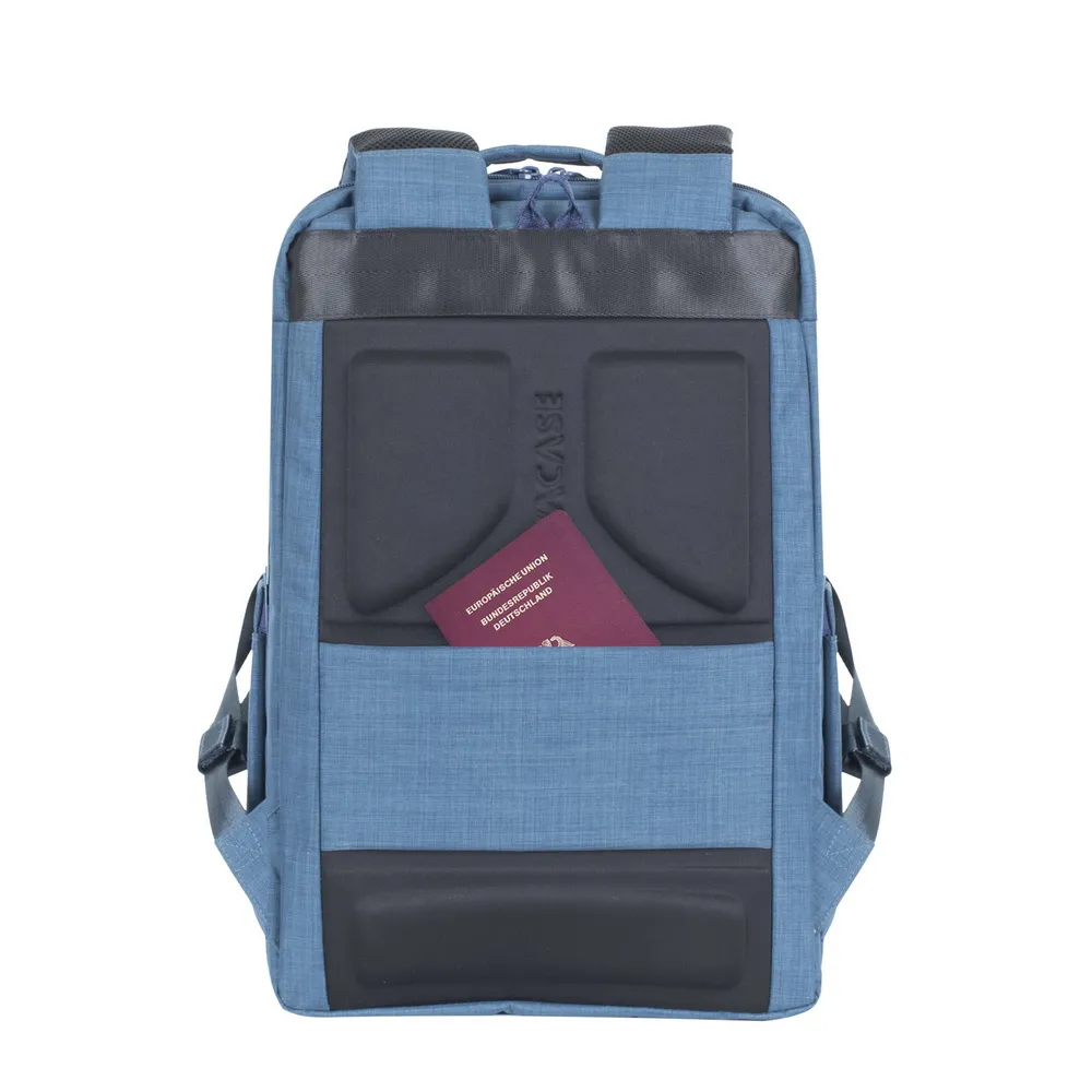 Rucsac pentru Laptop RivaCase Biscayne, 17.3", Poliester, Albastru
