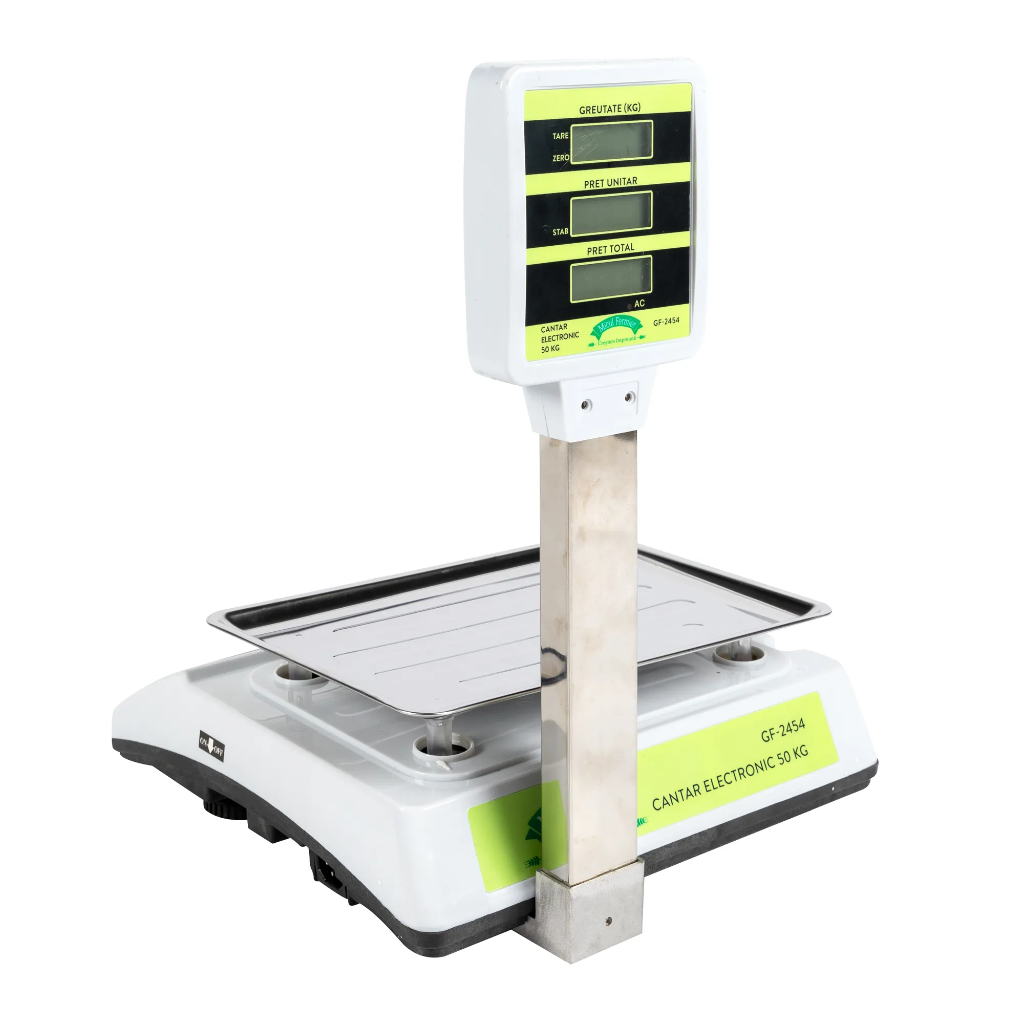 Cantar electronic Micul Fermier 50 Kg cu baterii 4 4Ah