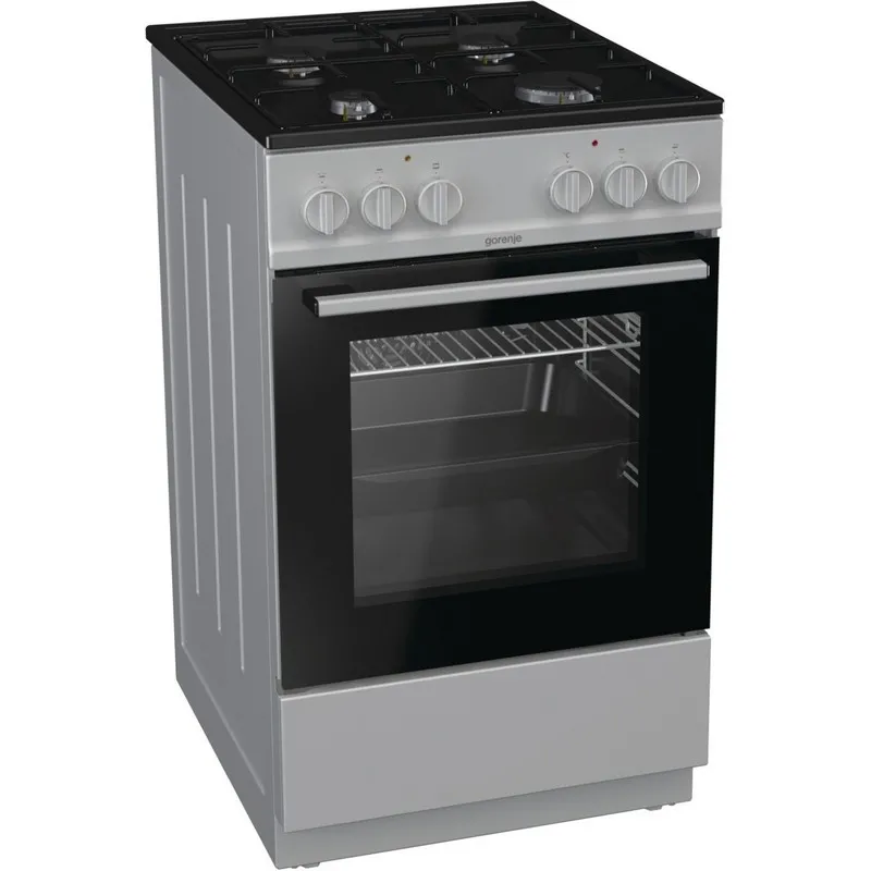 Aragaz Mixt Gorenje MEK301SB, Argintiu