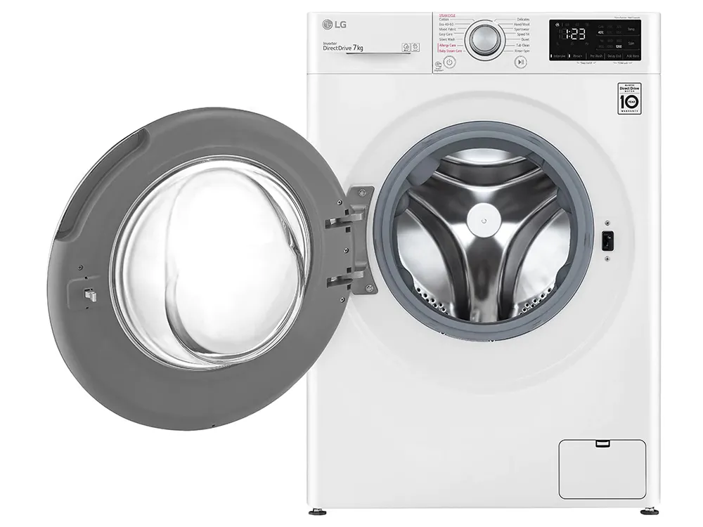 Mașină de spălat LG F2WV3S7S0E, 7kg, Alb