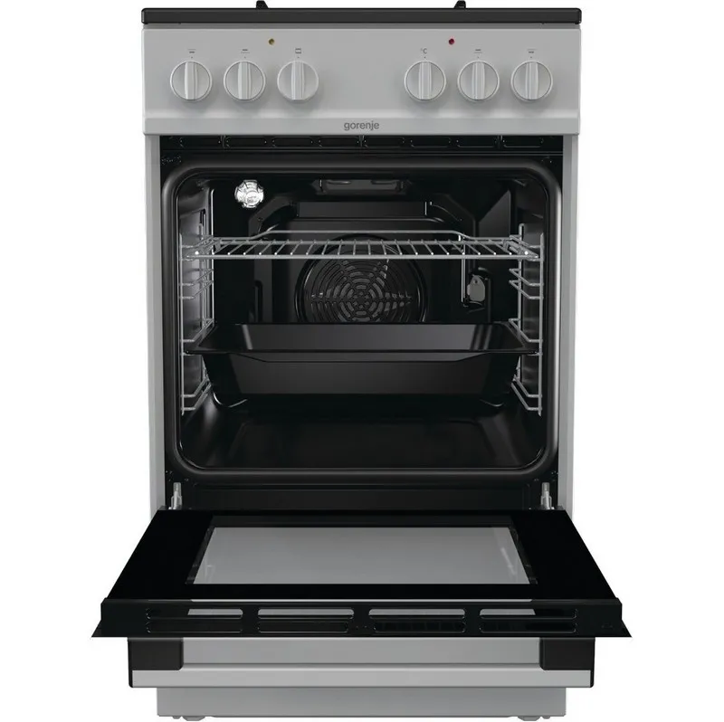 Aragaz Mixt Gorenje MEK301SB, Argintiu