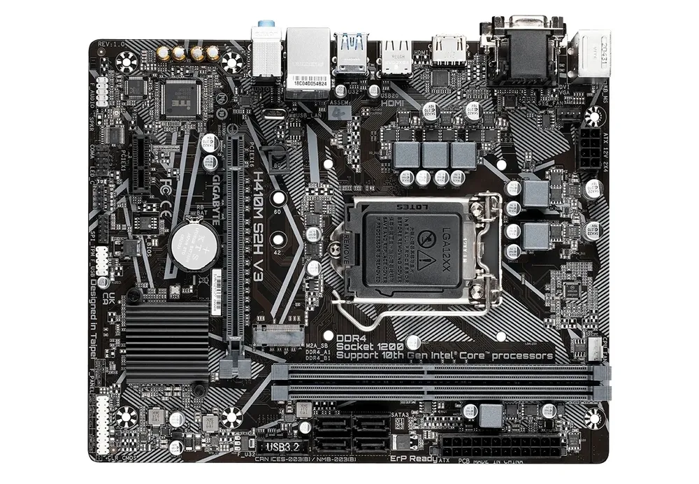 Placă de bază Gigabyte H410M S2H V3, LGA1200, Intel H510, Micro-ATX