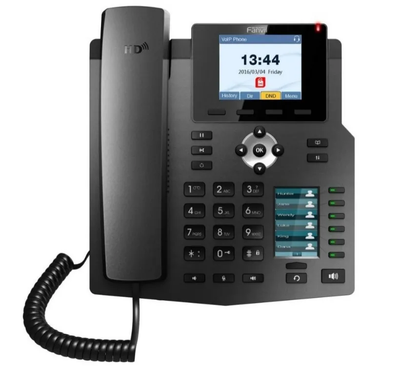 Telefon IP Fanvil X4G, Negru