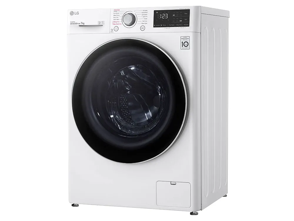 Mașină de spălat LG F2WV3S7S0E, 7kg, Alb