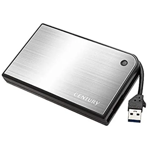 2.5" SATA HDD/SSD External Case (USB3.0) Century "CMB25U3SV6G", Black-Silver, Tool-Free