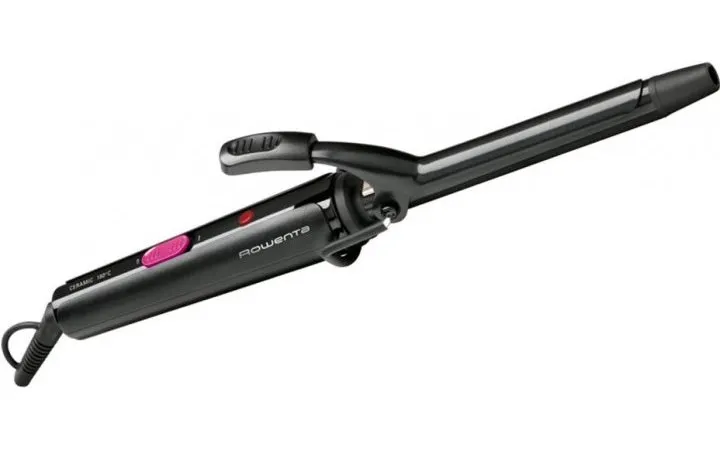 Ondulator de păr Rowenta Curling Tong CF2133F0, Negru