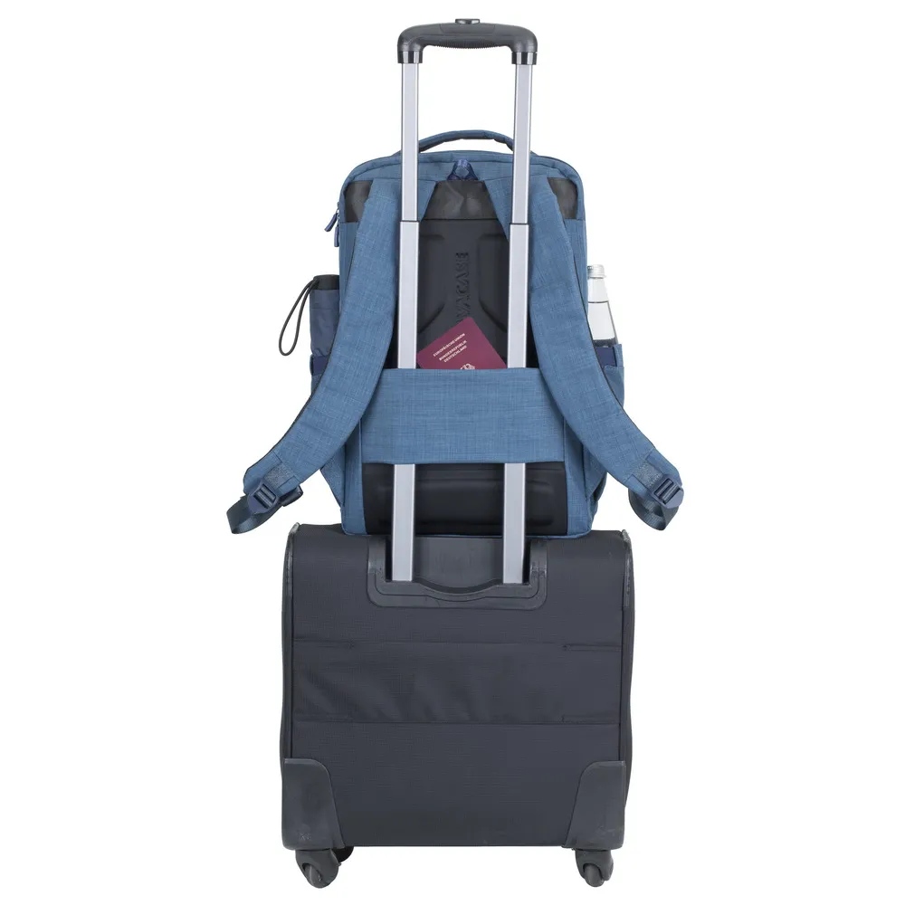 Rucsac pentru Laptop RivaCase Biscayne, 17.3", Poliester, Albastru