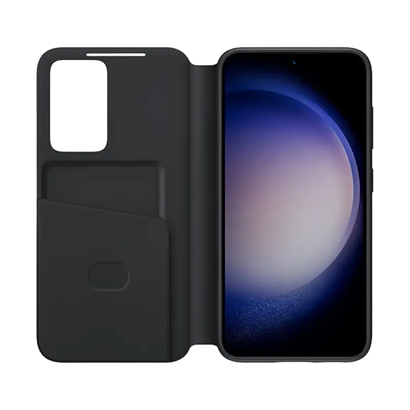 Husă Samsung Smart View for Galaxy S23, Negru