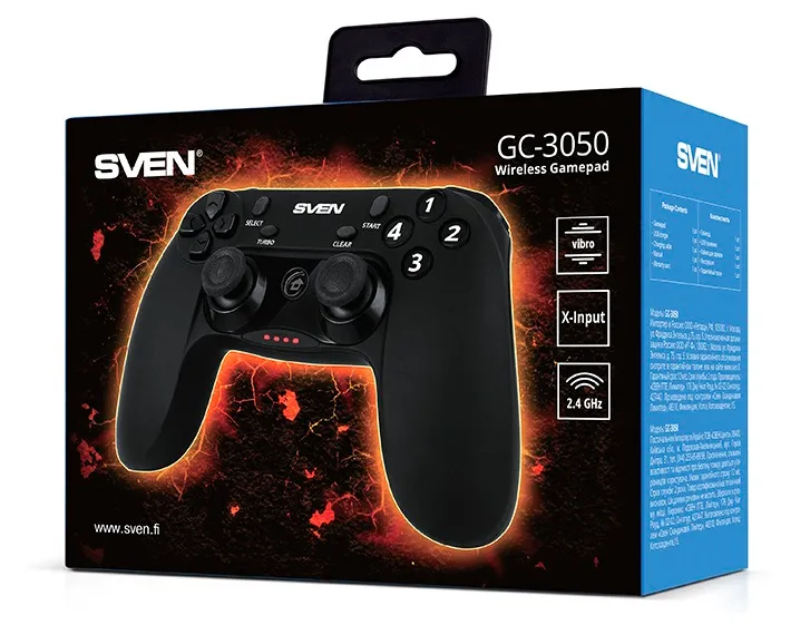 Gamepad SVEN GC-3050, Negru