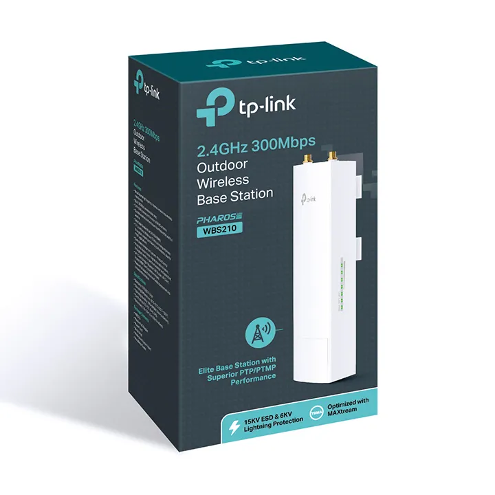 Punct de acces exterior TP-LINK WBS210, 300 Mbps, Alb
