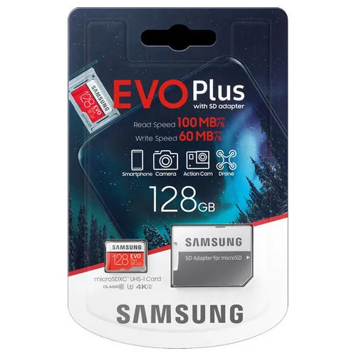 Card de Memorie Samsung EVO Plus MicroSD, 128GB (MB-MC128HA/RU)