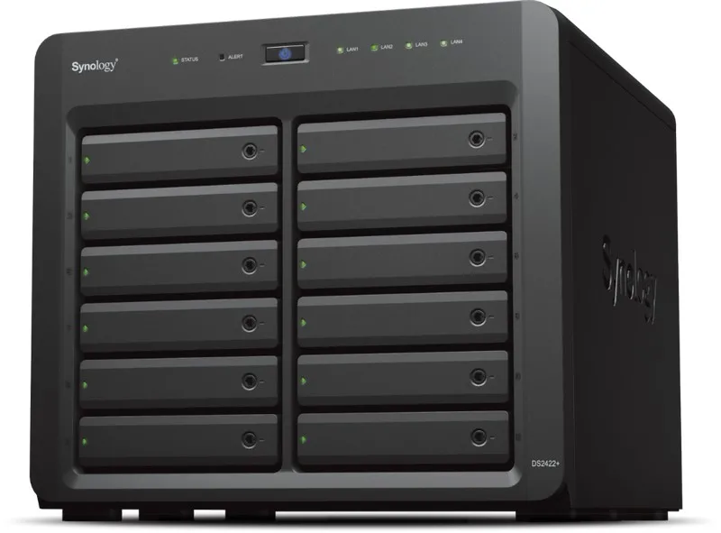 Stocare atașată la rețea SYNOLOGY DS2422+, Negru