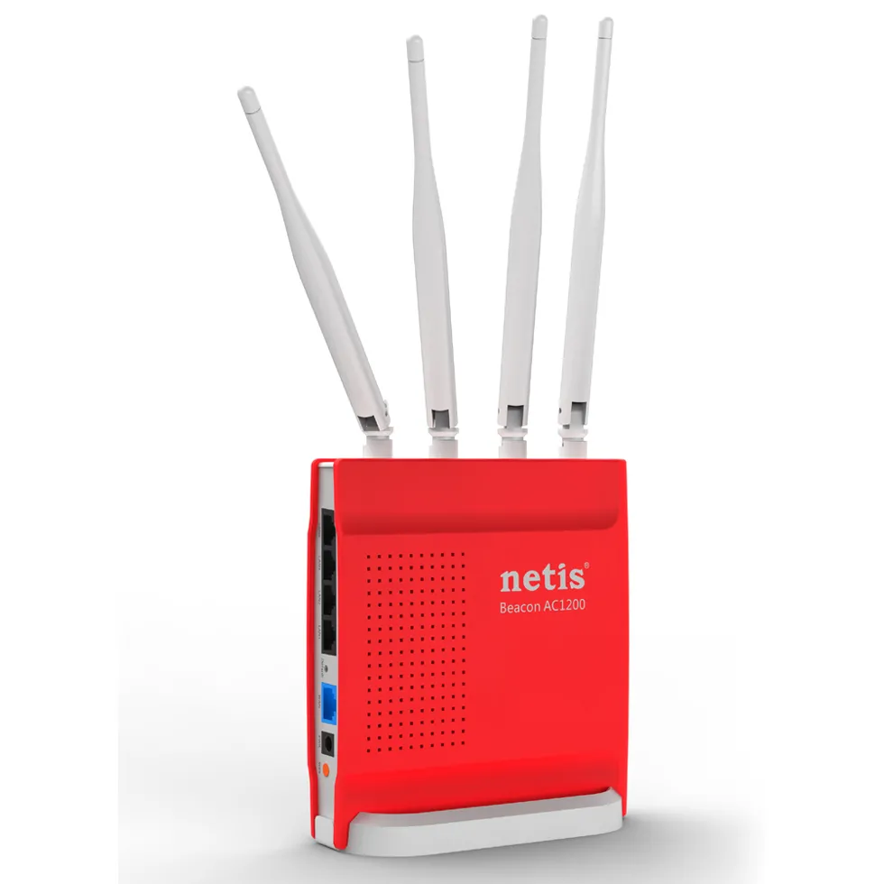 Router fără fir Netis WF2681, Roșu