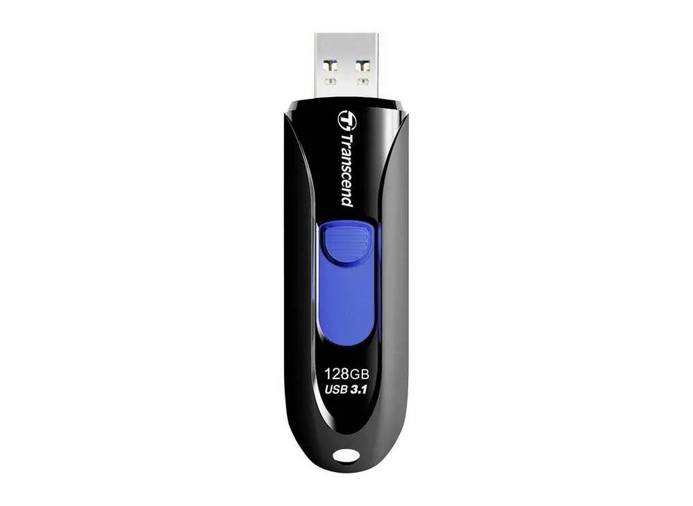 Memorie USB Transcend JetFlash 790, 128GB, Negru/Albastru