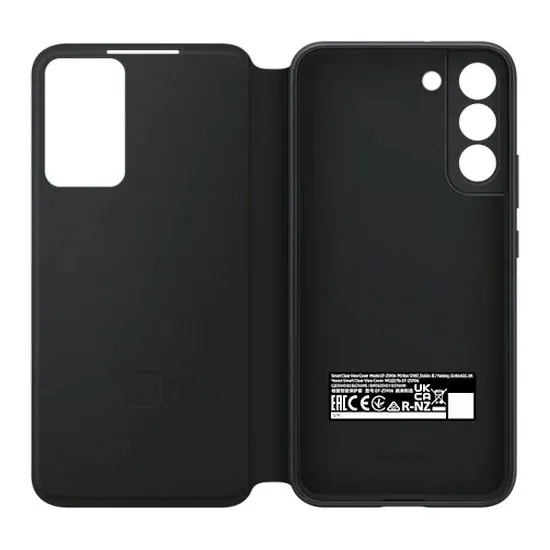 Husă tip carte Samsung Smart Clear View Cover for Galaxy S22+, Negru