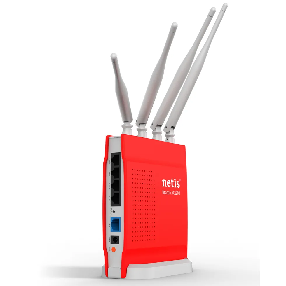 Router fără fir Netis WF2681, Roșu