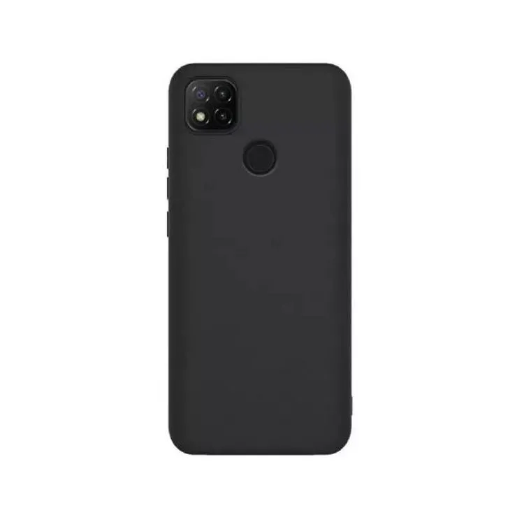Husă Xcover Redmi 9C - Soft Touch (Microfiber), Negru