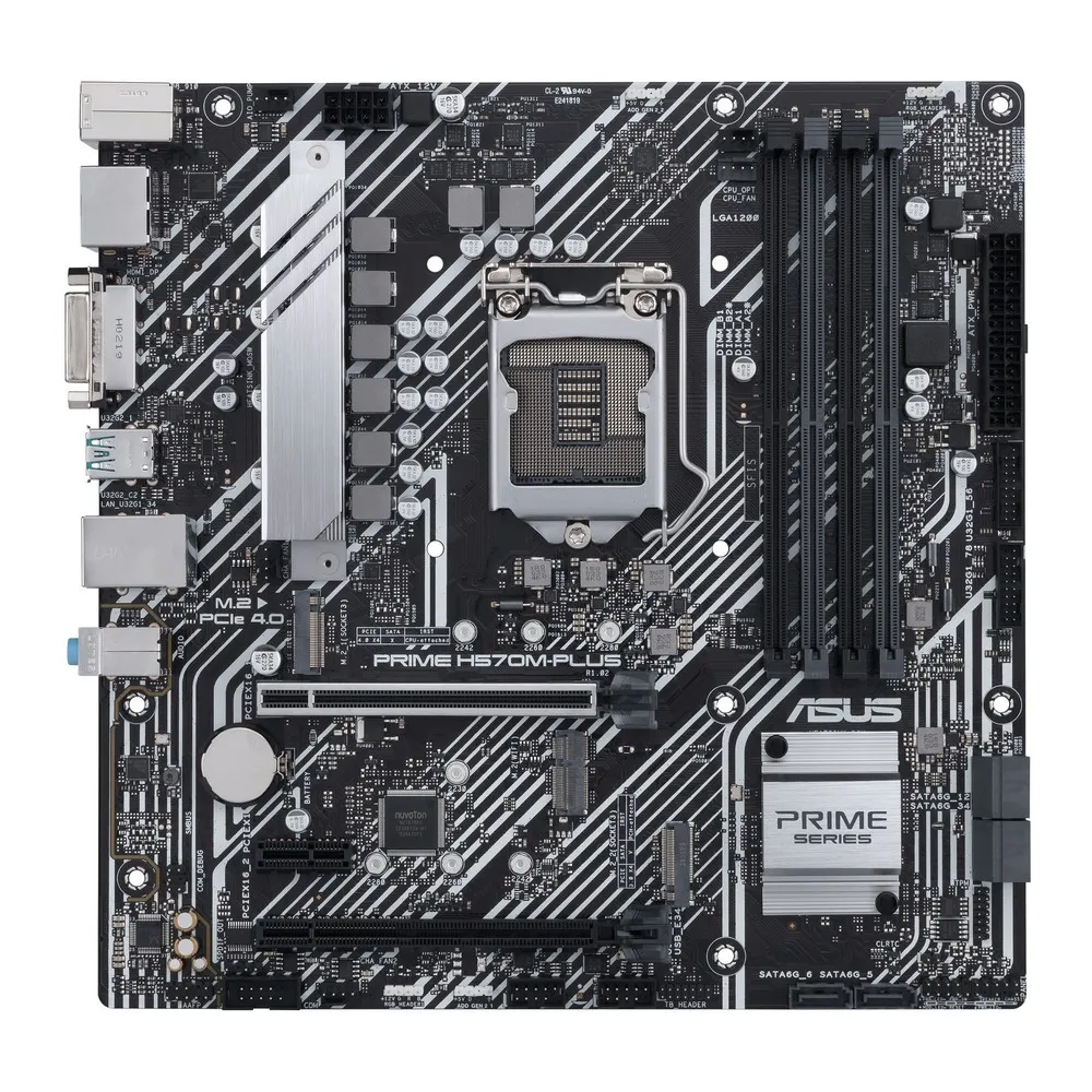 Placă de bază ASUS PRIME H570M-PLUS, LGA1200, Intel H570, Micro-ATX