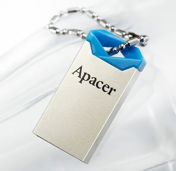 Memorie USB Apacer AH111, 32GB, Argintiu/Albastru