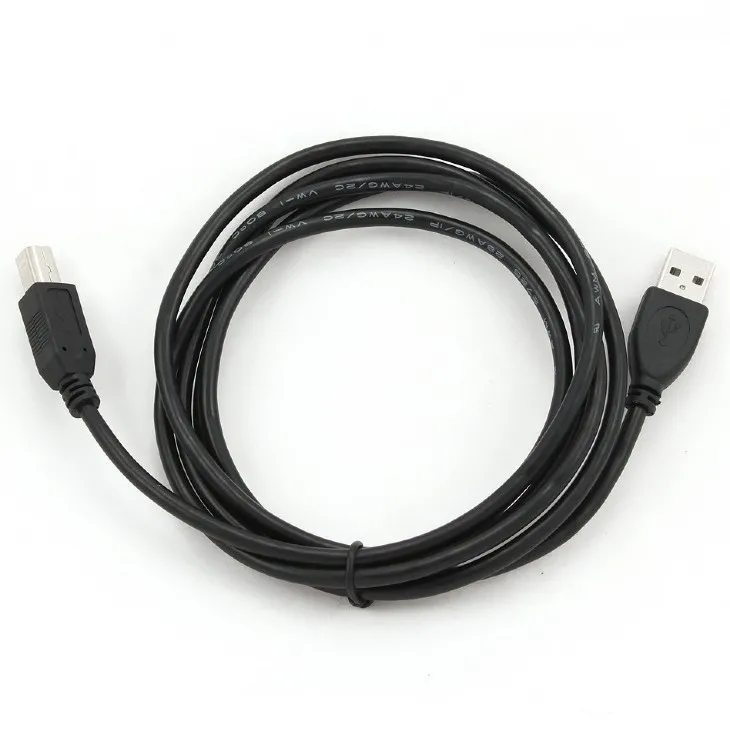 Cablu de comunicație Cablexpert CCP-USB2-AMBM-6, USB Type-A/USB Type-B, 1,8m, Negru